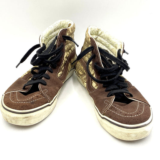 【現状渡し品】【メンズ】 VANS バンズ SK8-HI SUEDE スケートハイ スエード スニーカー シューズ 靴 163-241011-as-33-izu サイズ：US8.5 カラー：ブラウン 万代Net店