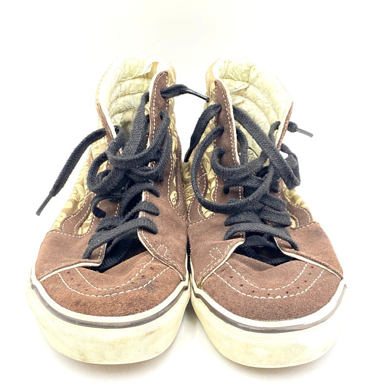 【現状渡し品】【メンズ】 VANS バンズ SK8-HI SUEDE スケートハイ スエード  スニーカー シューズ 靴 163-241011-as-33-izu サイズ：US8.5 カラー：ブラウン 万代Net店