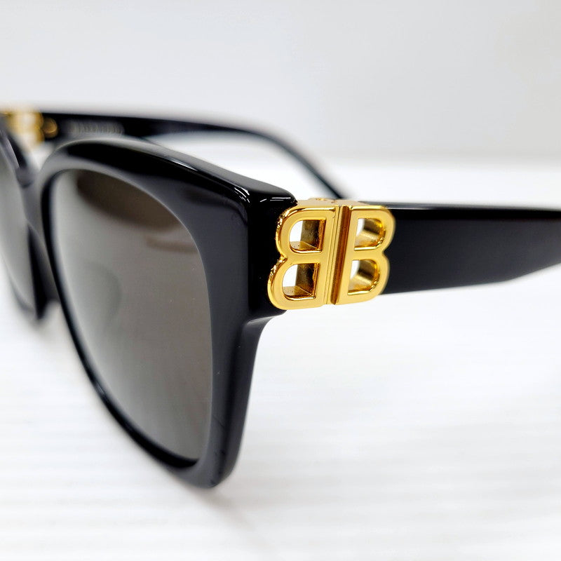 【中古品】【メンズ/レディース】 BALENCIAGA バレンシアガ SUNGLASSES BB102SA サングラス アイウェア 203-241014-as-32-izu サイズ：57口16-145 カラー：ブラック 万代Net店