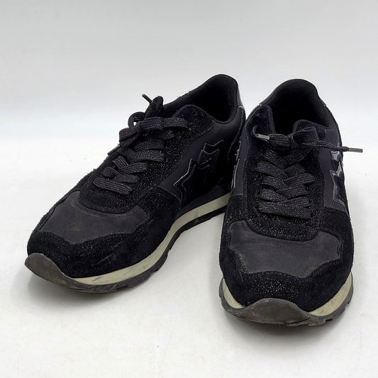 【中古品】【メンズ】 ATLANTIC STARS アトランティックスターズ VEGA GLN 81N LOW CUT SNEAKERS ローカットスニーカー 靴 スニーカー シューズ 163-241013-ma-14-izu サイズ：39 カラー：ブラック 万代Net店