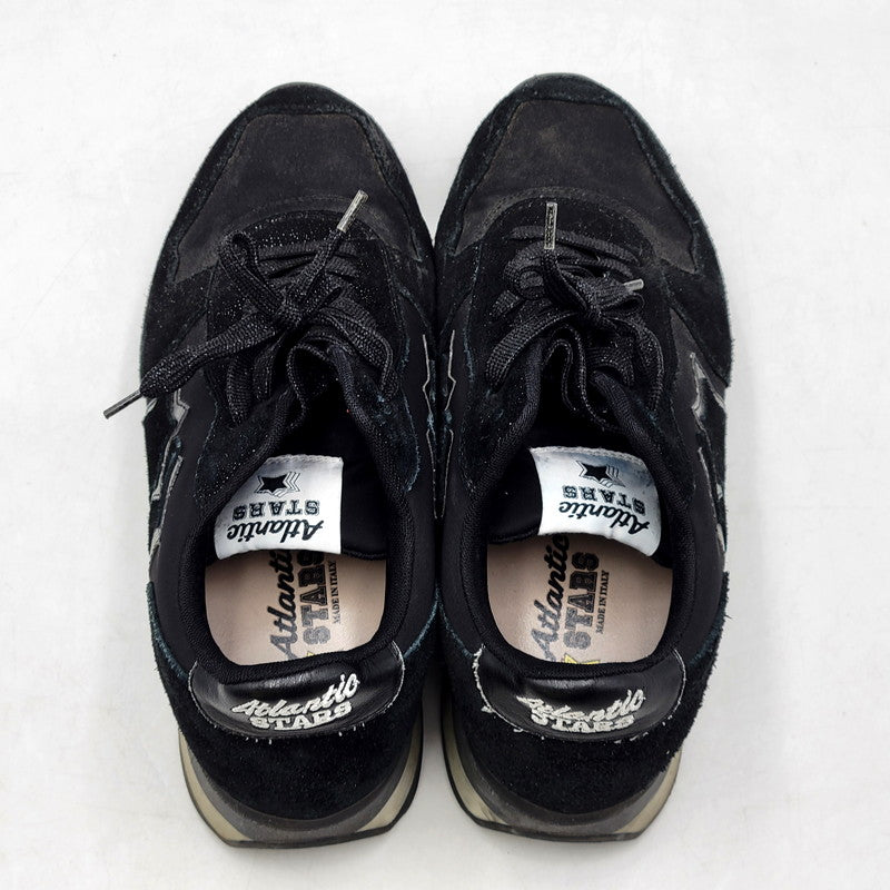 【中古品】【メンズ】 ATLANTIC STARS アトランティックスターズ VEGA GLN 81N LOW CUT SNEAKERS ローカットスニーカー 靴 スニーカー シューズ 163-241013-ma-14-izu サイズ：39 カラー：ブラック 万代Net店