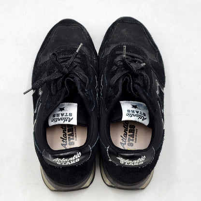 【中古品】【メンズ】 ATLANTIC STARS アトランティックスターズ VEGA GLN 81N LOW CUT SNEAKERS ローカットスニーカー 靴 スニーカー シューズ 163-241013-ma-14-izu サイズ：39 カラー：ブラック 万代Net店