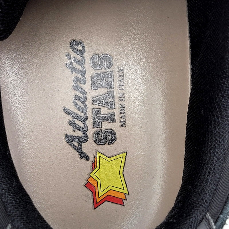 【中古品】【メンズ】 ATLANTIC STARS アトランティックスターズ VEGA GLN 81N LOW CUT SNEAKERS ローカットスニーカー 靴 スニーカー シューズ 163-241013-ma-14-izu サイズ：39 カラー：ブラック 万代Net店