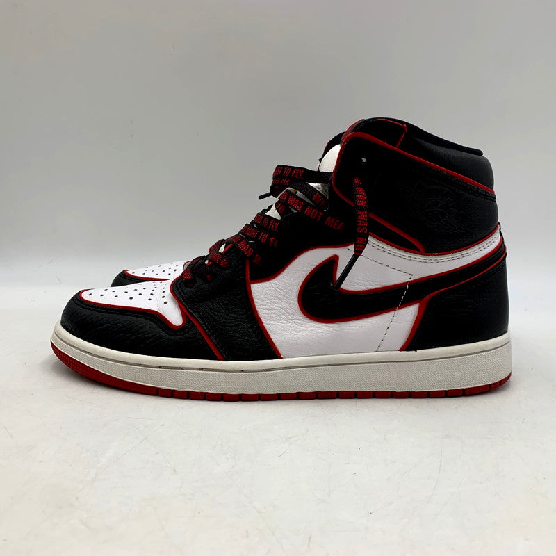 【中古品】【メンズ】 NIKE ナイキ 555088-062 AIR JORDAN 1 RETRO HIGH OG BLOOD LINE エアジョーダン1 レトロ オリジナル ブラッドライン ハイカット スニーカー シューズ 靴 160-241014-mm-06-izu サイズ：27.5cm カラー：ブラック/ホワイト/レッド 万代Net店