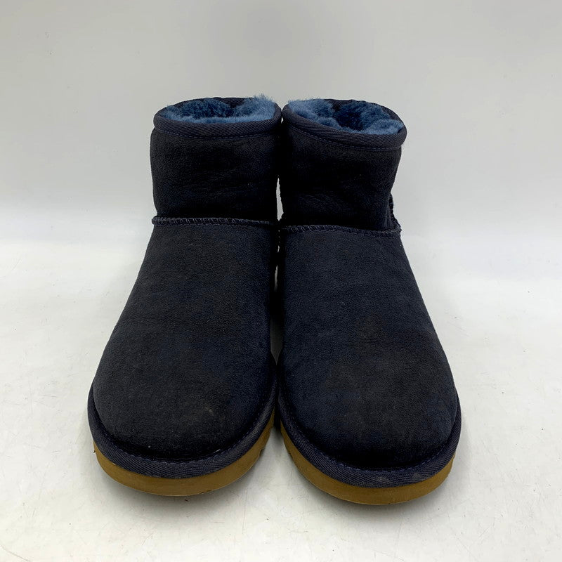 【中古品】【レディース】 UGG アグ 5854 W CLASSIC MINI クラシック ミニ ムートン ブーツ シューズ 靴 167-241014-mm-15-izu サイズ：23cm カラー：ブルー系 万代Net店