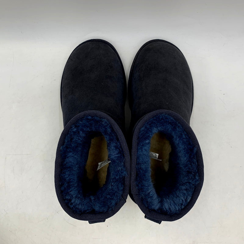 【中古品】【レディース】 UGG アグ 5854 W CLASSIC MINI クラシック ミニ ムートン ブーツ シューズ 靴 167-241014-mm-15-izu サイズ：23cm カラー：ブルー系 万代Net店