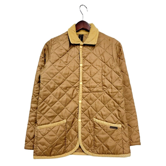 【中古品】【レディース】 LAVENHAM ラベンハム WA-AW02 QUILTED JACKET 英国製 キルテッドジャケット アウター 長袖 169-241019-ma-22-izu サイズ：36 カラー：”BEIGE” 万代Net店
