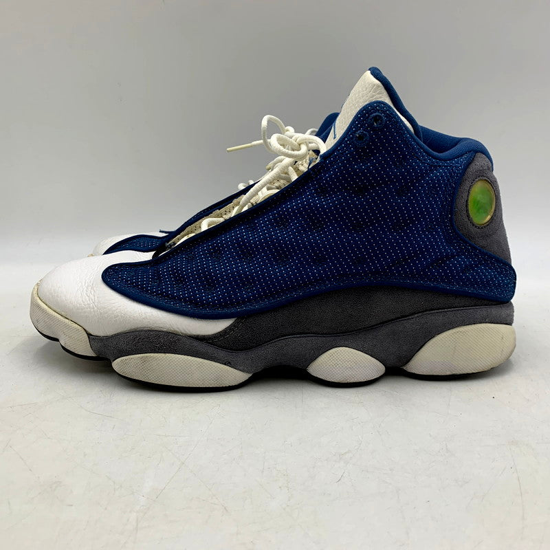 【中古品】【メンズ】 NIKE ナイキ 414571-401 AIR JORDAN 13 RETRO ”FLINT” 2010年製 エアジョーダン 13 レトロ ”フリント” 靴 スニーカー シューズ 160-241015-ma-05-izu サイズ：27.5cm カラー：FRENCH BLUE/UNIVERSITY BLUE 万代Net店