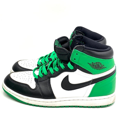 【中古品】【メンズ】 NIKE ナイキ AIR JORDAN 1 RETRO HIGH OG DZ5485-031 エア ジョーダン 1 レトロ ハイ OG スニーカー シューズ 靴 160-241017-as-22-izu サイズ：26.5cm カラー：BLACK/LUCKY GREEN-WHITE 万代Net店