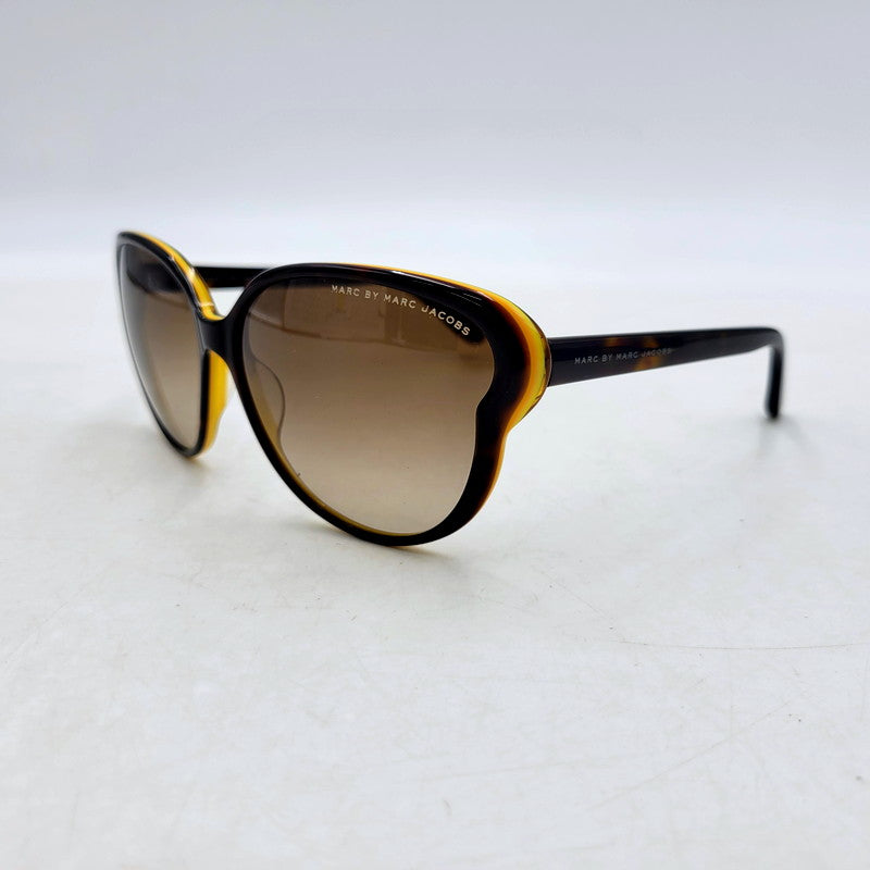 【中古品】【メンズ】 MARC BY MARC JACOBS マークバイマークジェイコブス MMJ369 S SUNGLASSES サングラス 眼鏡 アイウェア 203-241023-ma-14-izu サイズ：59□16-135 カラー：ブラウン系 万代Net店