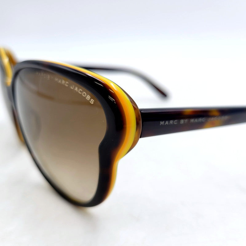 【中古品】【メンズ】 MARC BY MARC JACOBS マークバイマークジェイコブス MMJ369 S SUNGLASSES サングラス 眼鏡 アイウェア 203-241023-ma-14-izu サイズ：59□16-135 カラー：ブラウン系 万代Net店