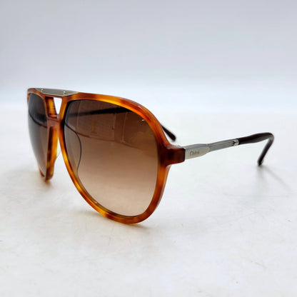 【中古品】【レディース】 Chloe クロエ CL2224 SUNGLASSES サングラス 眼鏡 アイウェア 203-241023-ma-15-izu カラー：ブラウン 万代Net店