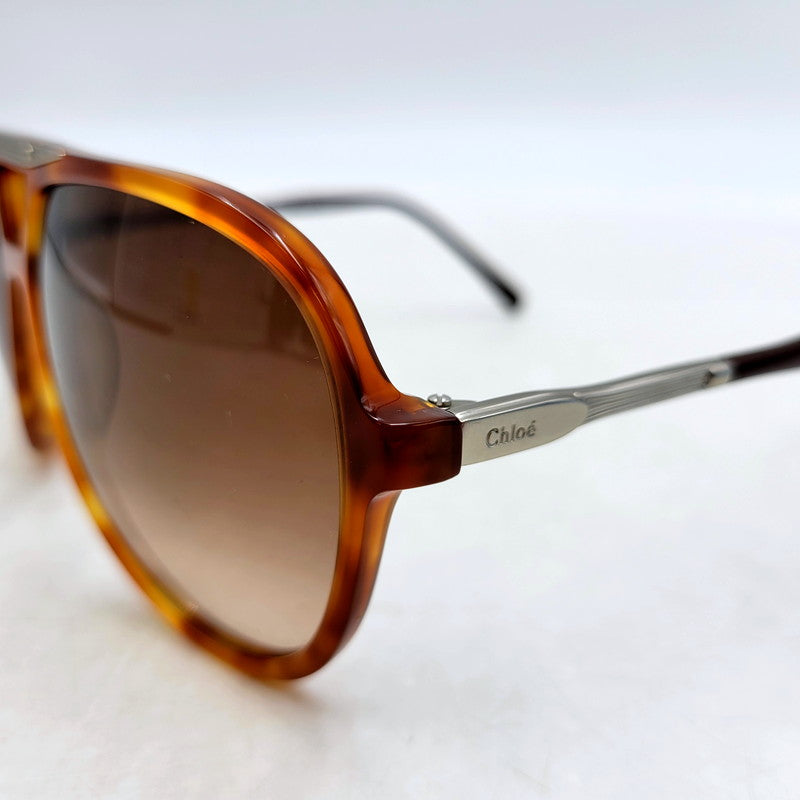 【中古品】【レディース】 Chloe クロエ CL2224 SUNGLASSES サングラス 眼鏡 アイウェア 203-241023-ma-15-izu カラー：ブラウン 万代Net店