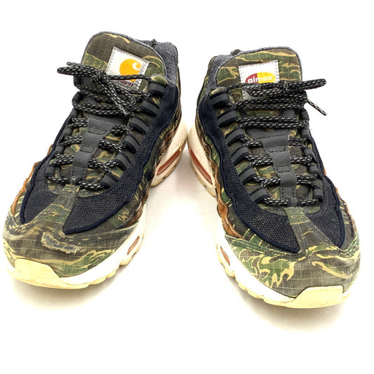 【中古品】【メンズ】  NIKE ナイキ × CARHARTT WIP カーハート ダブリューアイピー AV3866-001 AIR MAX 95 エアマックス BLACK/SAIL/TOTAL ORANGE ブラック/セイル/トータルオレンジ スニーカー シューズ 靴 160-241020-mm-05-izu サイズ：27cm 万代Net店