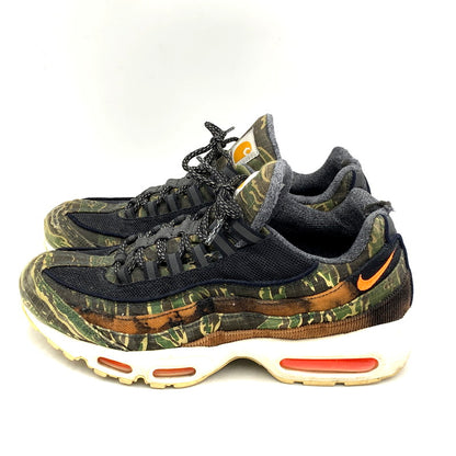 【中古品】【メンズ】  NIKE ナイキ × CARHARTT WIP カーハート ダブリューアイピー AV3866-001 AIR MAX 95 エアマックス BLACK/SAIL/TOTAL ORANGE ブラック/セイル/トータルオレンジ スニーカー シューズ 靴 160-241020-mm-05-izu サイズ：27cm 万代Net店