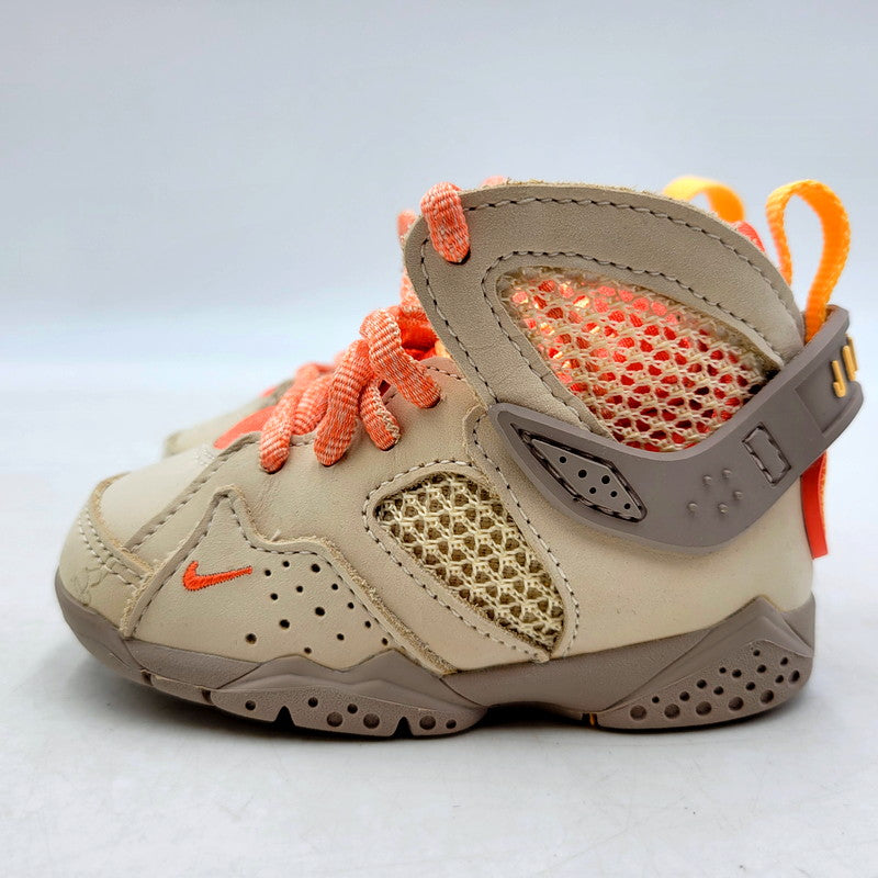 【中古美品】【キッズ】 NIKE×BEPHIES BEAUTY SUPPLY ナイキ×ベフィーズビューティーサプライ DR1483-168 TD AIR JORDAN 7 RETRO エアジョーダン 7 レトロ トドラー 靴 スニーカー シューズ 173-241023-ma-06-izu サイズ：11.0cm カラー：”SANDDRIFT” 万代Net店