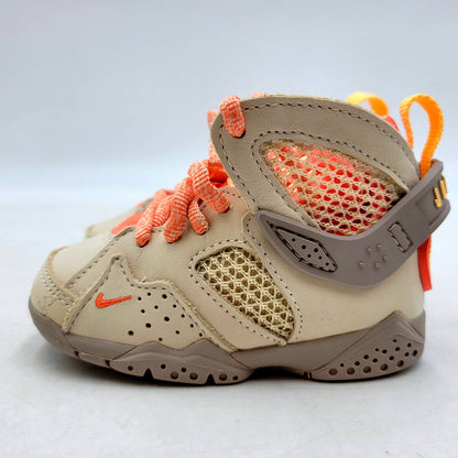 【中古美品】【キッズ】 NIKE×BEPHIES BEAUTY SUPPLY ナイキ×ベフィーズビューティーサプライ DR1483-168 TD AIR JORDAN 7 RETRO エアジョーダン 7 レトロ トドラー 靴 スニーカー シューズ 173-241023-ma-06-izu サイズ：11.0cm カラー：”SANDDRIFT” 万代Net店