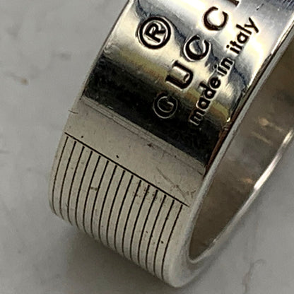 【中古品】【メンズ/レディース】 GUCCI グッチ 163179 925 TM STRIPES RING トレードマークストライプリング 指輪 アクセサリー 服飾雑貨 小物 182-241020-ma-17-izu サイズ：19号 カラー：シルバー 19号 万代Net店