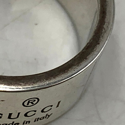 【中古品】【メンズ/レディース】 GUCCI グッチ 163179 925 TM STRIPES RING トレードマークストライプリング 指輪 アクセサリー 服飾雑貨 小物 182-241020-ma-17-izu サイズ：19号 カラー：シルバー 19号 万代Net店