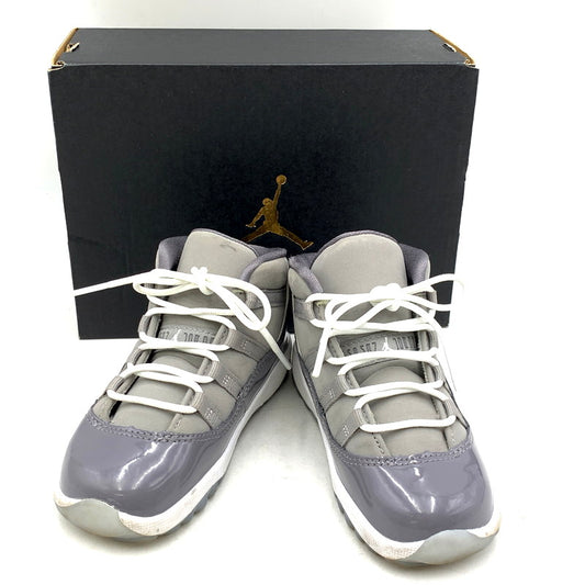 【中古品】【キッズ】 NIKE ナイキ 378040-005 TD AIR JORDAN 11 エアジョーダン COOL GREY クールグレー スニーカー シューズ 靴 173-241020-mm-03-izu サイズ：14.0cm カラー：グレー 万代Net店