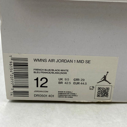 【中古美品】【メンズ】 NIKE ナイキ WMNS AIR JORDAN 1 MID SE DR0501-401 ウィメンズ エア ジョーダン 1 ミッド SE スニーカー シューズ 靴 160-241021-as-13-izu サイズ：29cm カラー：FRENCH BLUE/BLACK-WHITE 万代Net店