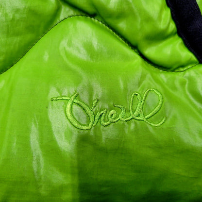 【中古品】【メンズ】  O'NEILL 00S WAVE QUILTING HOODED DOWN JACKET 9049 オニール ウェーブ キルティング フーデッド ダウンジャケット アウター 146-241023-as-40-izu サイズ：L カラー：グリーン 万代Net店