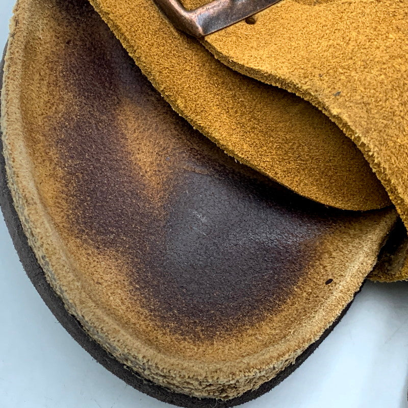 【現状渡し品】【メンズ】 BIRKENSTOCK ビルケンシュトック ZURICH SUEDE LEATHER SANDAL チューリッヒ スエード レザー サンダル シューズ 靴 165-241028-as-52-izu サイズ：26.5cm カラー：ブラウン系 万代Net店