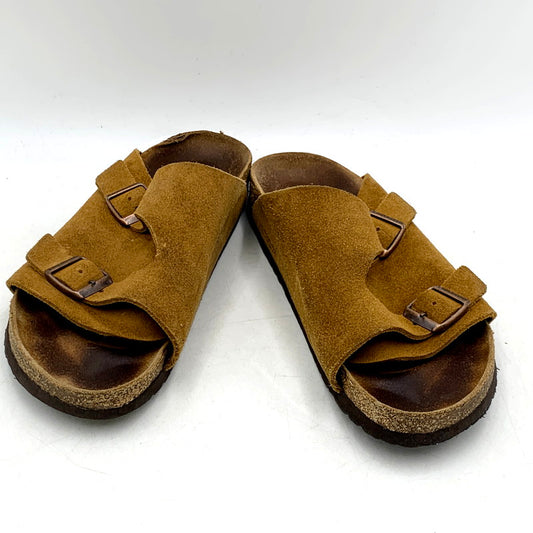 【現状渡し品】【メンズ】 BIRKENSTOCK ビルケンシュトック ZURICH SUEDE LEATHER SANDAL チューリッヒ スエード レザー サンダル シューズ 靴 165-241028-as-52-izu サイズ：26.5cm カラー：ブラウン系 万代Net店