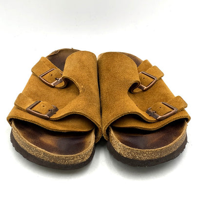 【現状渡し品】【メンズ】 BIRKENSTOCK ビルケンシュトック ZURICH SUEDE LEATHER SANDAL チューリッヒ スエード レザー サンダル シューズ 靴 165-241028-as-52-izu サイズ：26.5cm カラー：ブラウン系 万代Net店