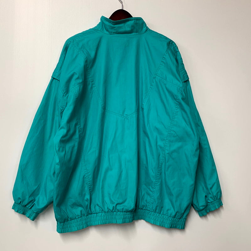 【中古品】【メンズ】 adidas アディダス 80S-90S JACKET ジャケット アウター 銀タグ 146-241028-as-21-izu サイズ：XXL カラー：ブルー系 万代Net店