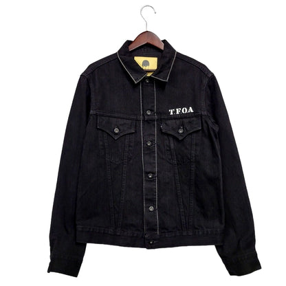 【中古品】【メンズ】  TASUKI JEANS タスキジーンズ T.F.O.A DENIM JACKET デニムジャケット アウター 145-241028-as-35-izu サイズ：40 カラー：ブラック 万代Net店