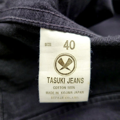 【中古品】【メンズ】  TASUKI JEANS タスキジーンズ T.F.O.A DENIM JACKET デニムジャケット アウター 145-241028-as-35-izu サイズ：40 カラー：ブラック 万代Net店