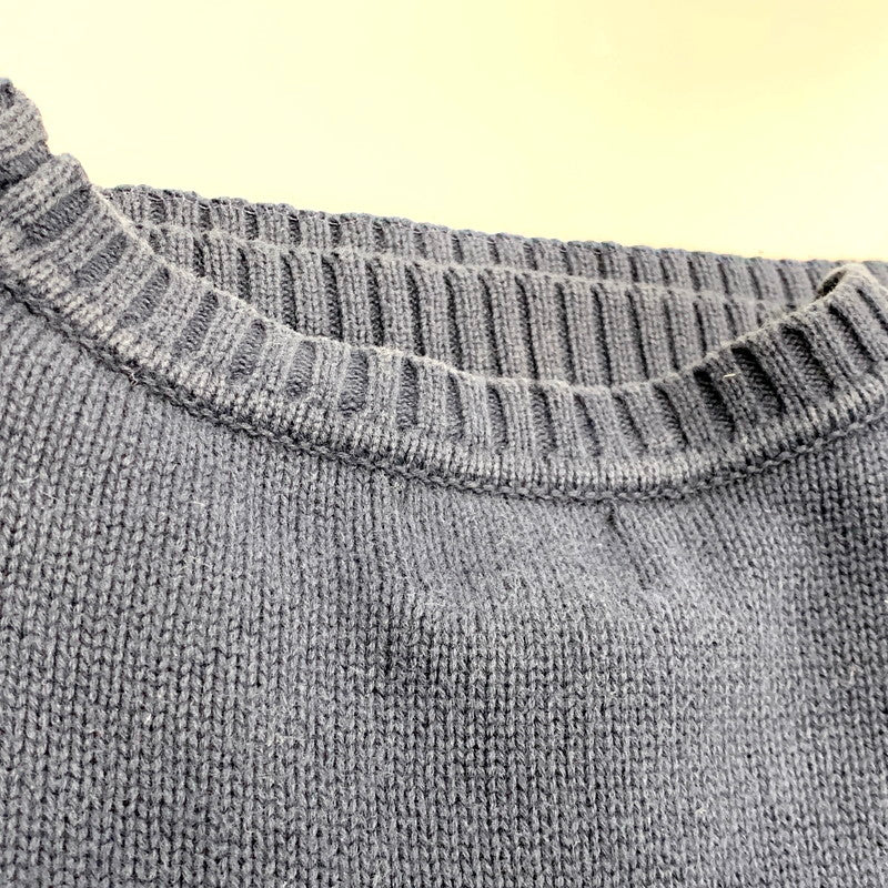 【中古品】【メンズ】 ALEXANDER JULIAN COLOURS アレクサンダージュリアンカラーズ KNIT SWEATER ニットセーター トップス 長袖 146-241116-ma-17-izu サイズ：2XL カラー：ネイビー 万代Net店