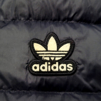 【中古品】【メンズ】 adidas アディダス SUPERSTAR 3LINE QUILTING DOWN JACKET FL0004 スーパースター 3ライン キルティング ダウンジャケット アウター 148-241028-as-37-izu サイズ：O カラー：ブラック 万代Net店