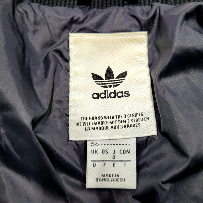 【中古品】【メンズ】 adidas アディダス SUPERSTAR 3LINE QUILTING DOWN JACKET FL0004 スーパースター 3ライン キルティング ダウンジャケット アウター 148-241028-as-37-izu サイズ：O カラー：ブラック 万代Net店