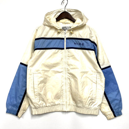 【中古品】【メンズ】  OLD NIKE オールドナイキ 90-00S NYLON PARKA ナイロン パーカー ジャケット アウター 146-241031-as-25-izu サイズ：S カラー：ホワイト系 万代Net店