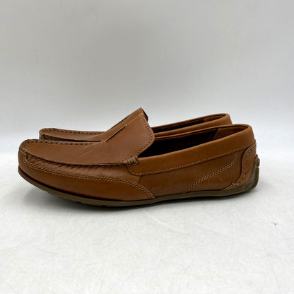 【中古品】【メンズ】 Clarks クラークス 26136933 BENERO RACE ベネロレース スリッポン ローファー シューズ 靴 165-241029-mm-09-izu サイズ：27.5cm カラー：ブラウン 茶 万代Net店