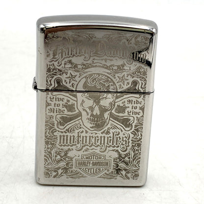 【中古品】【メンズ/レディース】 ZIPPO ジッポ HARLEY-DAVIDSON ハーレーダビッドソン 2022年製 オイルライター 喫煙具 206-241102-as-10-izu カラー：シルバー 万代Net店