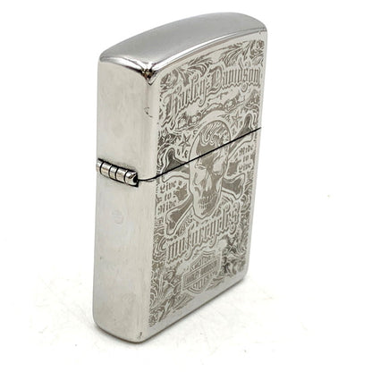 【中古品】【メンズ/レディース】 ZIPPO ジッポ HARLEY-DAVIDSON ハーレーダビッドソン 2022年製 オイルライター 喫煙具 206-241102-as-10-izu カラー：シルバー 万代Net店