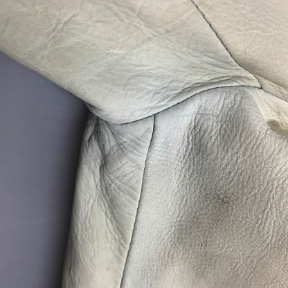 【現状渡し品】【レディース】 ISAMUKATAYAMA BACKLASH イサムカタヤマバックラッシュ COWHIDE LEATHER JACKET カウハイド レザージャケット アウター 168-241028-as-42-izu サイズ：０ カラー：クリーム 万代Net店