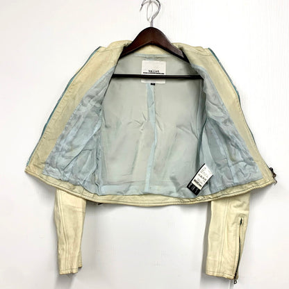 【現状渡し品】【レディース】 ISAMUKATAYAMA BACKLASH イサムカタヤマバックラッシュ COWHIDE LEATHER JACKET カウハイド レザージャケット アウター 168-241028-as-42-izu サイズ：０ カラー：クリーム 万代Net店