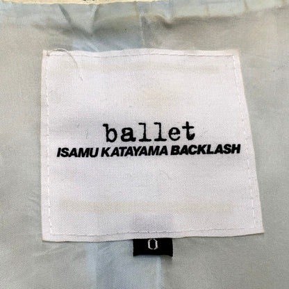 【現状渡し品】【レディース】 ISAMUKATAYAMA BACKLASH イサムカタヤマバックラッシュ COWHIDE LEATHER JACKET カウハイド レザージャケット アウター 168-241028-as-42-izu サイズ：０ カラー：クリーム 万代Net店