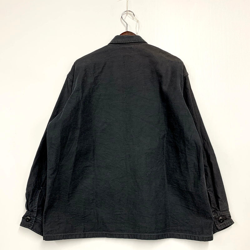 【中古品】【メンズ】 GUNG HO ガンホー UTILITY SHIRT JACKET 223-1558 ユーティリティー シャツジャケット アウター 144-241101-as-25-izu サイズ：L カラー：ブラック 万代Net店