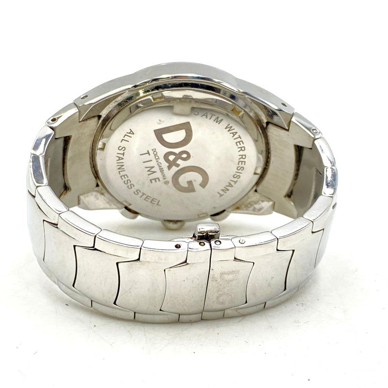 【中古品】【メンズ/レディース】 DOLCE&GABBANA ドルチェアンドガッバーナ TIME タイム クォーツ 腕時計 198-241129-as-18-izu カラー：シルバー 万代Net店