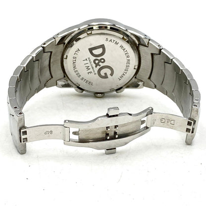 【中古品】【メンズ/レディース】 DOLCE&GABBANA ドルチェアンドガッバーナ TIME タイム クォーツ 腕時計 198-241129-as-18-izu カラー：シルバー 万代Net店