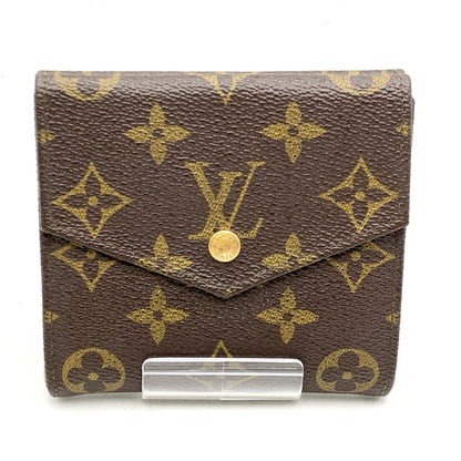 【中古品】【メンズ/レディース】 LOUIS VUITTON ルイ・ヴィトン AN0950 M61660 モノグラム ポルトモネ・ビエ・カルトクレディ 三つ折り財布 ウォレット 179-241101-as-20-izu カラー：ブラウン 万代Net店