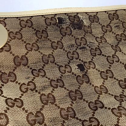 【現状渡し品】【レディース】 GUCCI グッチ 120841 GGキャンバス ショルダーバッグ カバン 鞄 180-241101-as-16-izu カラー：ベージュ系 万代Net店