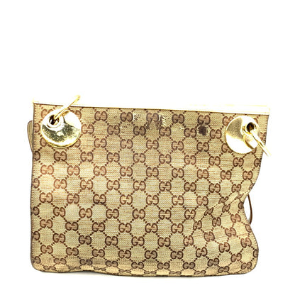 【現状渡し品】【レディース】 GUCCI グッチ 120841 GGキャンバス ショルダーバッグ カバン 鞄 180-241101-as-16-izu カラー：ベージュ系 万代Net店