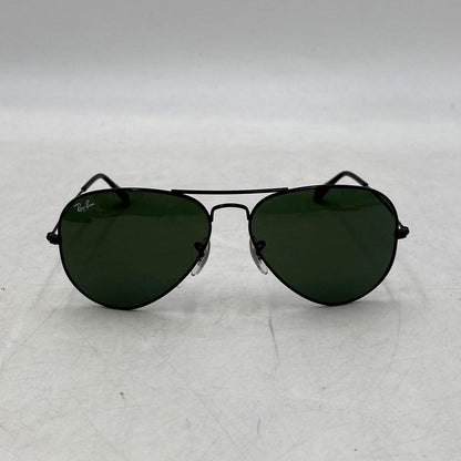 【中古品】【メンズ】 Ray-Ban レイバン RB3025 AVIATOR LARGE METAL SUNGLASSES アビエーターラージメタルサングラス 眼鏡 アイウェア 203-241101-ma-10-izu サイズ：58□14 135 カラー：黒 万代Net店