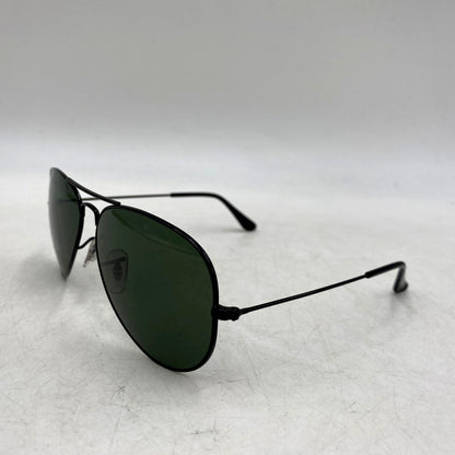 【中古品】【メンズ】 Ray-Ban レイバン RB3025 AVIATOR LARGE METAL SUNGLASSES アビエーターラージメタルサングラス 眼鏡 アイウェア 203-241101-ma-10-izu サイズ：58□14 135 カラー：黒 万代Net店